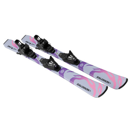 Lyže Salomon L QST Jr Cosmic Sky S + C5 GW J75 Cosmic Sky/Pastel Pink 26/27