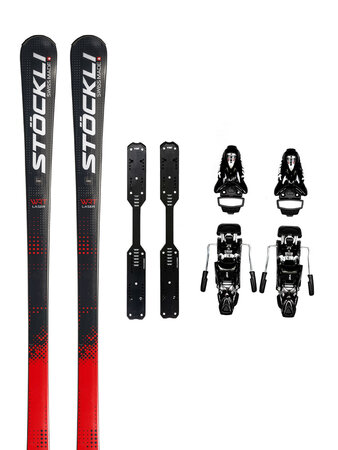 Lyže Stöckli Laser WRT ST Red/Black + doska Vist WC Air Pro D20 + viazanie V614 21/22
