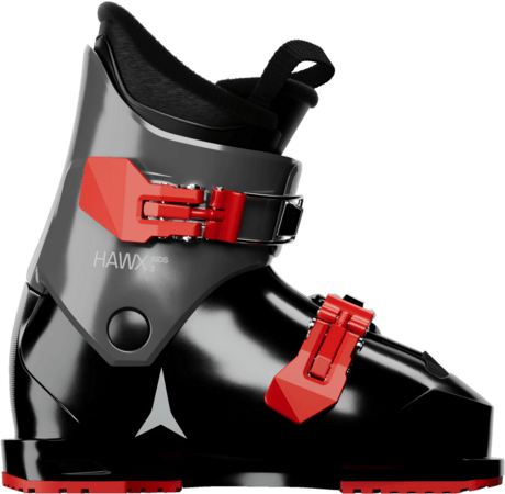 Lyžiarky Atomic Hawx Kids 2 Black/Limestone/Red 26/27