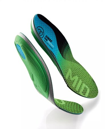 Vložky Sidas 3Feet Run Protect Mid Green/Blue