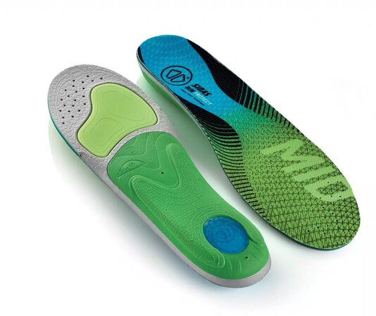 Vložky Sidas 3Feet Run Protect Mid Green/Blue