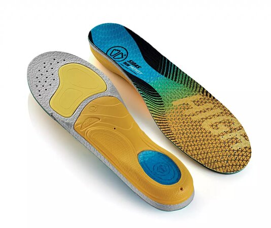 Vložky Sidas 3Feet Run Protect high Yellow/Blue