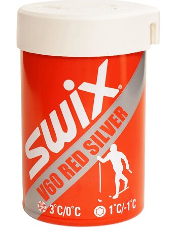Odrazový vosk Swix V Červený/Strieborný 45g