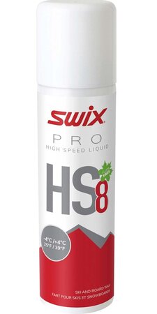 Sklzný vosk Swix High Speed Červený -4/+4°C, 125ml