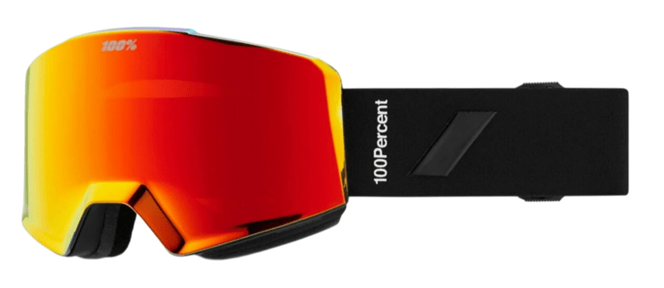 Okuliare 100% NORG HiPER Goggle Black/Red - Mirror Red Lens Okuliare 100% NORG HiPER Goggle Black/Red - Mirror Red Lens