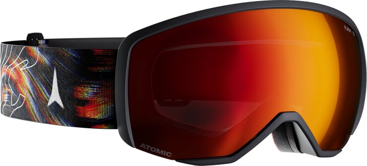 Lyžiarske okuliare Atomic Revent JR S Flash Graphic/Black