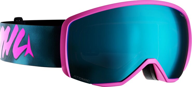 Lyžiarske okuliare Atomic Revent JR S Flash Graphic/Pink