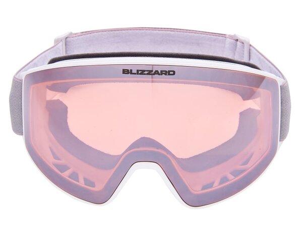 Lyžiarske okuliare Blizzard 931 DAZO White Shiny/Rosa2/Silver Mirror