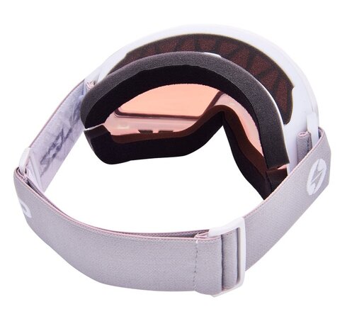 Lyžiarske okuliare Blizzard 931 DAZO White Shiny/Rosa2/Silver Mirror