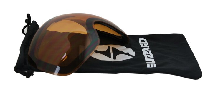 Okuliare Blizzard 999 MDAVZSWO Black Shiny, Smoke2, Silver Mirror