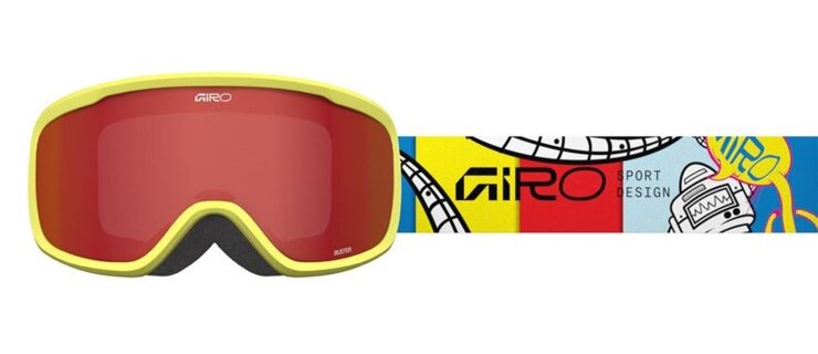 Lyžiarske okuliare Giro Buster Yellow Robot/Amber Scarlet