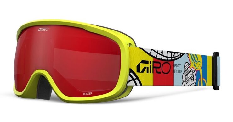 Lyžiarske okuliare Giro Buster Yellow Robot/Amber Scarlet