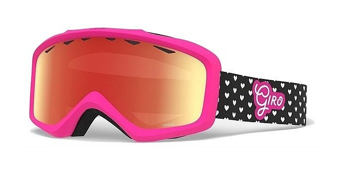 Lyžiarske okuliare Giro Grade Hearts Amber Scarlet 20/21
