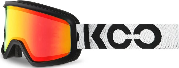 Lyžiarske okuliare KOO Eclipse Black/White/Cherry Burst Mirror Lens