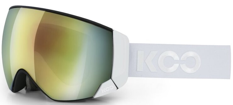 Lyžiarske okuliare KOO Enigma Shadow White/Gold Mirror Lyžiarske okuliare KOO Enigma Shadow White/Gold Mirror
