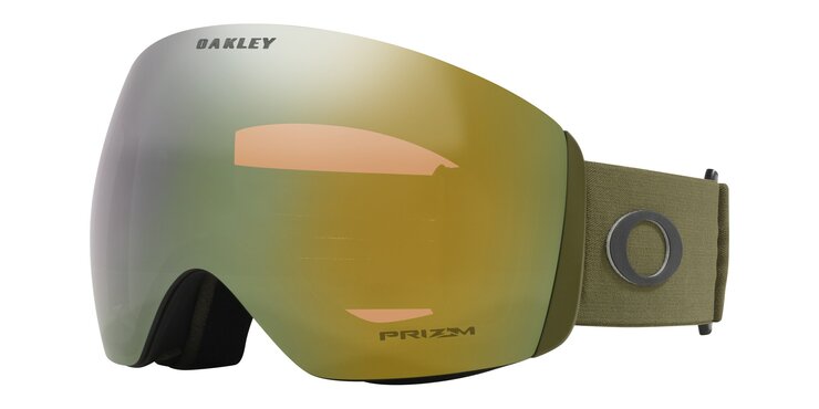 Lyžiarske Okuliare Oakley Flight Deck L Matte Dark Brush W/Prizm Sage Gold Iridium