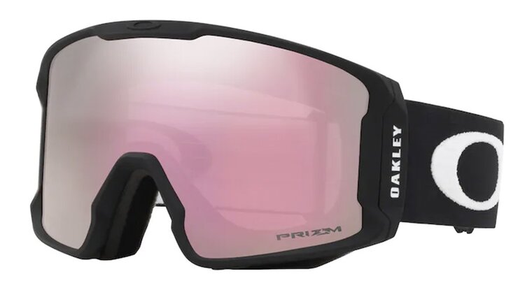 Lyžiarske okuliare Oakley Line Miner L Matte Black W/prizm Hi Pink Iridium