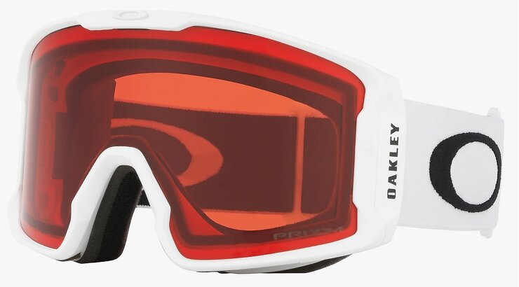 Lyžiarske okuliare Oakley Line Miner Matte White w/Prizm Rose