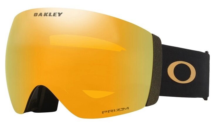 Lyžiarske okuliare Oakley Flight Deck Pro L Mettalic Black Gold w/Prizm 24k & Prizm Iced
