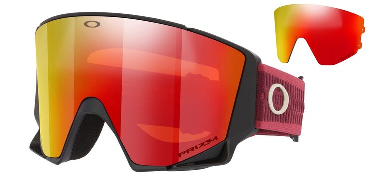 Lyžiarske okuliare Oakley Flow Scape L Matte Black w/Prizm Torch