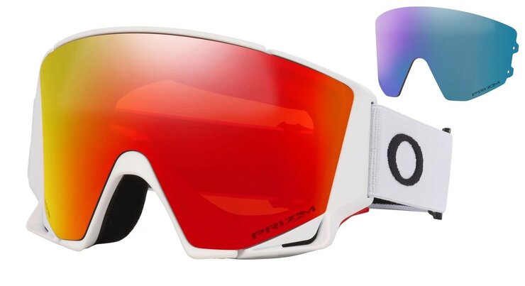 Lyžiarske okuliare Oakley Flow Scape M Matte White w/Prizm Torch