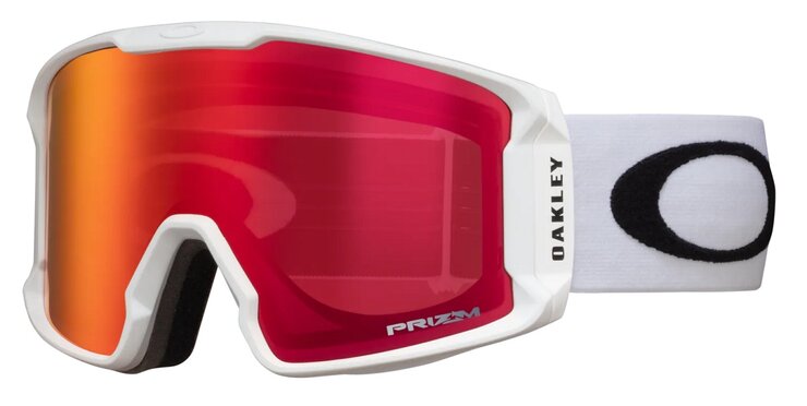 Lyžiarske okuliare Oakley Line Miner Matte White Prizm Snow Torch Iridium