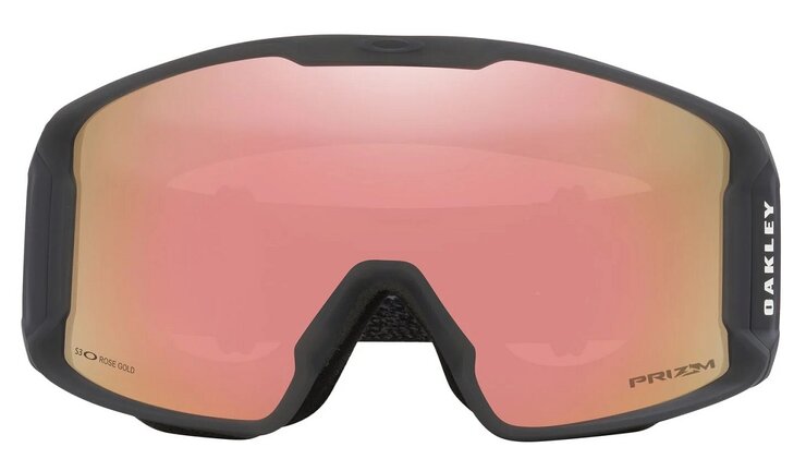 Lyžiarske okuliare Oakley Line Miner M Grey w/Prizm Snow Rose Gold