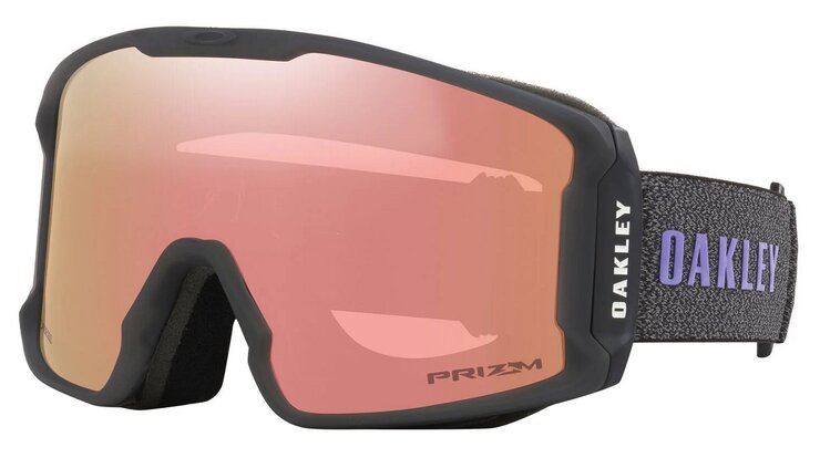 Lyžiarske okuliare Oakley Line Miner M Grey w/Prizm Snow Rose Gold