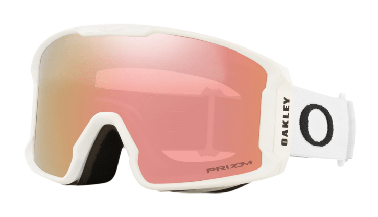 Lyžiarske okuliare Oakley Line Miner M Matte White w/Prizm Rose Gold