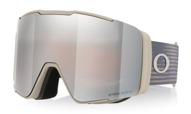 Lyžiarske okuliare Oakley Line Miner Pro L Matte Warm Grey w/Prizm Black & Prizm Clear