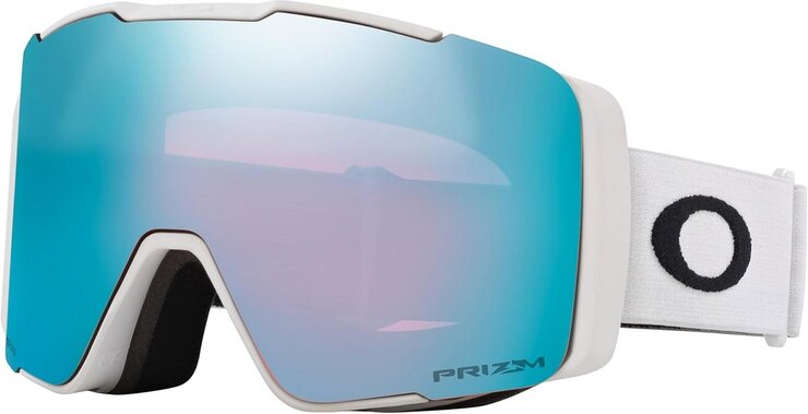 Lyžiarske okuliare Oakley Line Miner Pro L Matte White w/Prizm Sapphire & Prizm Iced