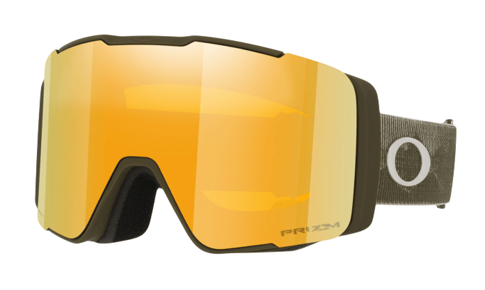 Lyžiarske okuliare Oakley Line Miner Pro M Matte Dark Brown w/Prizm 24K & Prizm Clear