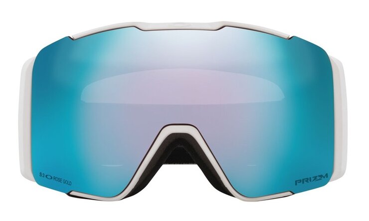 Lyžiarske okuliare Oakley Line Miner Pro M Matte White w/Prizm Sapphire & Prizm Iced