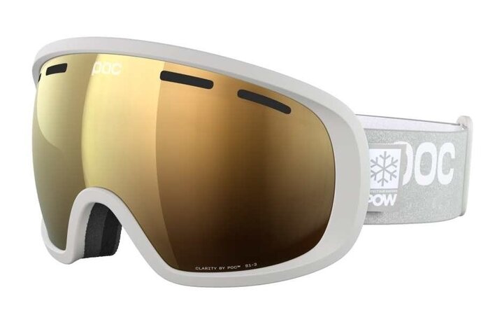 Lyžiarske okuliare POC Fovea Clarity POW JJ Mineral Grey/Sunny Gold