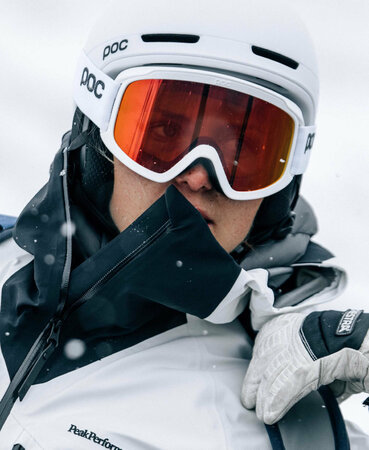 Lyžiarske okuliare POC Opsin Clarity Hydrogen White/Spektris Orange 2022