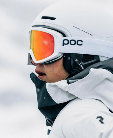 Lyžiarske okuliare POC Opsin Clarity Hydrogen White/Spektris Orange 2022