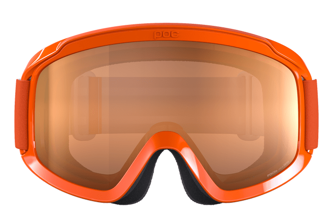 Lyžiarske okuliare POC POCito Opsin Fluorescent Orange/Partly Sunny Light Orange