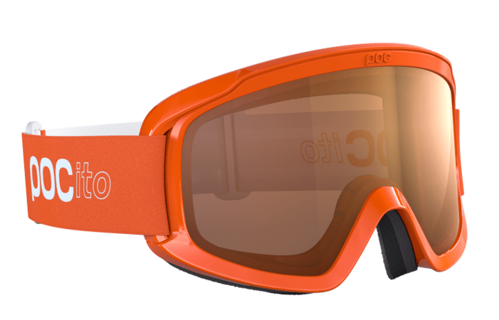 Lyžiarske okuliare POC POCito Opsin Fluorescent Orange/Partly Sunny Light Orange