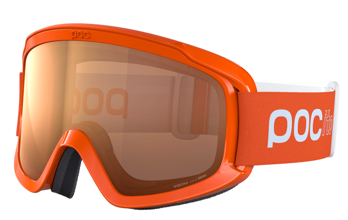 Lyžiarske okuliare POC POCito Opsin Fluorescent Orange/Partly Sunny Light Orange