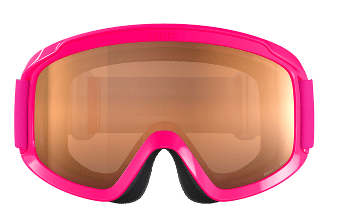 Lyžiarske okuliare POC POCito Opsin Fluorescent Pink/Partly Sunny Light Orange