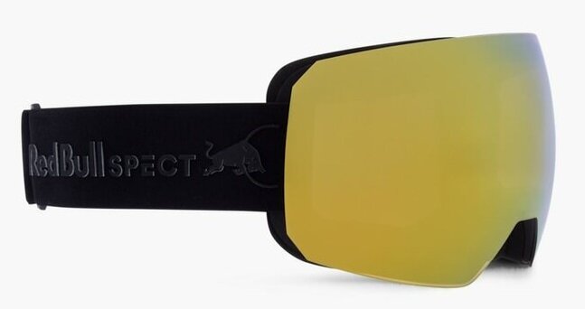 Lyžiarske okuliare Red Bull SPECT Goggles CHUTE-01 Black, Brown with Gold Mirror, CAT2 + SPARE LENS