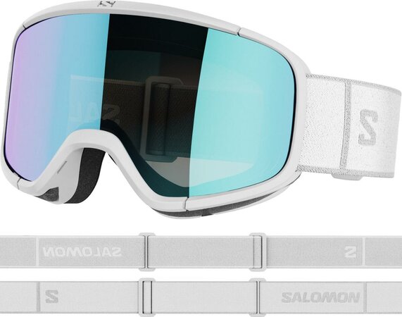 Lyžiarske okuliare Salomon Aksium 2.0 White/Mid Blue