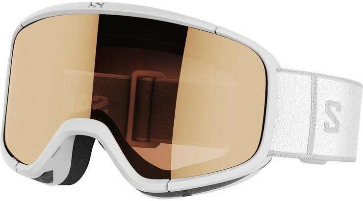 Lyžiarske okuliare Salomon Aksium 2.0 Access White/Flash Tonic Orange