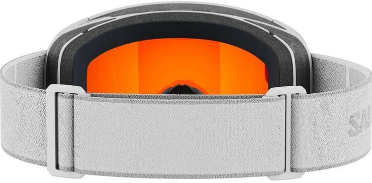 Lyžiarske okuliare Salomon Aksium 2.0 Access White/Flash Tonic Orange