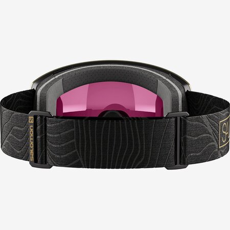 Lyžiarske okuliare Salomon Radium Pro Sigma Black Montana/Black Gold