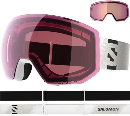 Lyžiarske okuliare Salomon Radium Pro Sigma White/Sb/Lb Lyžiarske okuliare Salomon Radium Pro Sigma White/Sb/Lb