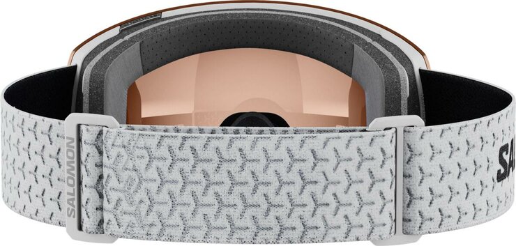 Lyžiarske okuliare Salomon Radium Pro Sigma Photo White/Poppy Red