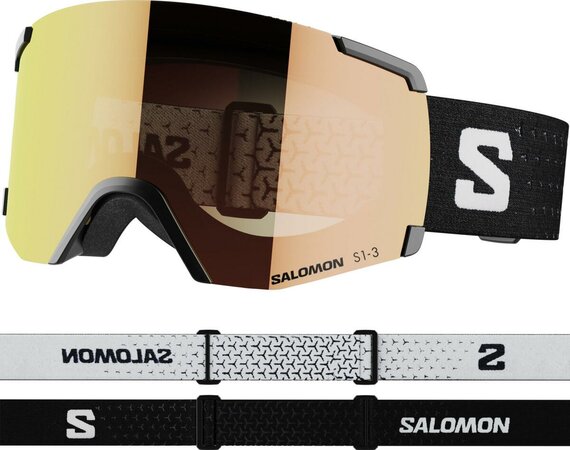 Lyžiarske okuliare Salomon S/View Photo Black/Red