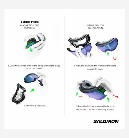 Lyžiarske okuliare Salomon Sentry Prime Sigma Bk/Univ Sb