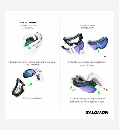 Lyžiarske okuliare Salomon Sentry Prime Sigma E Haze/Sb/S